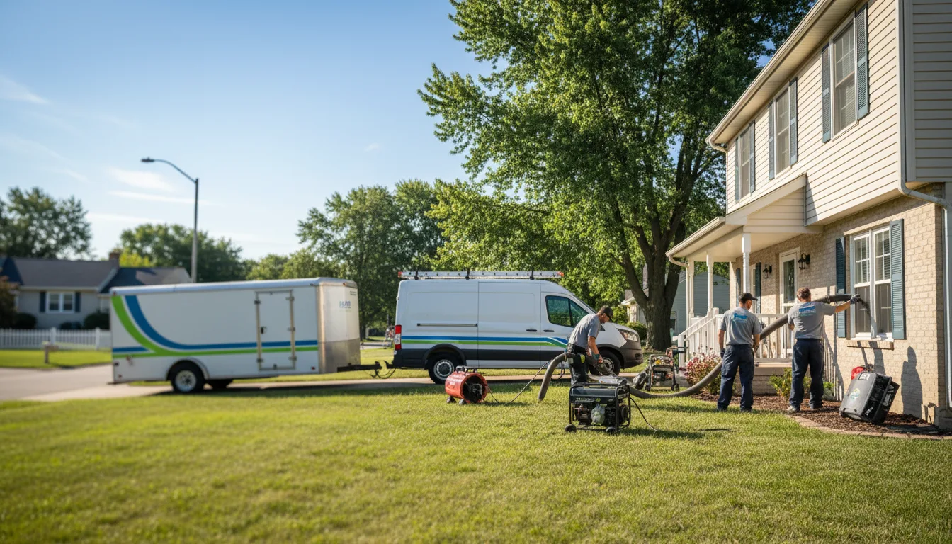 Flooded Basement Restoration And Cleanup With Repair in Osawatomie, KS near me